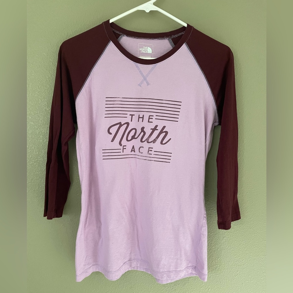 The North Face Crewneck 3/4 Sleeve Raglan Top Size S/P